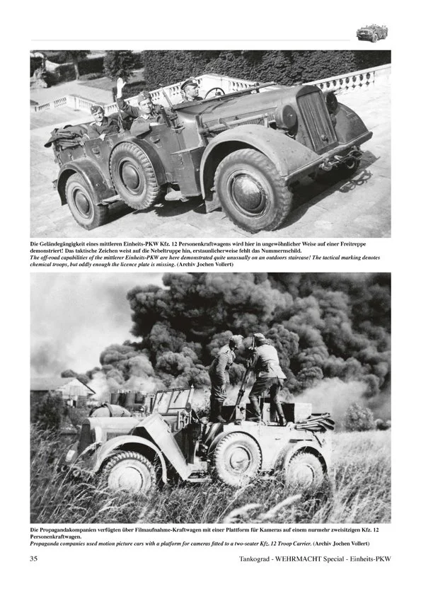 German Standardised 'Einheits-PKW' Field Cars of World War